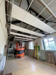 New suspended ceilings