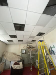 New suspended ceilings